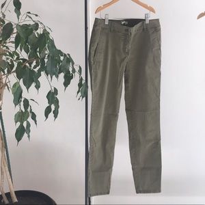 Eileen Fisher green khaki cargo pants | xxs